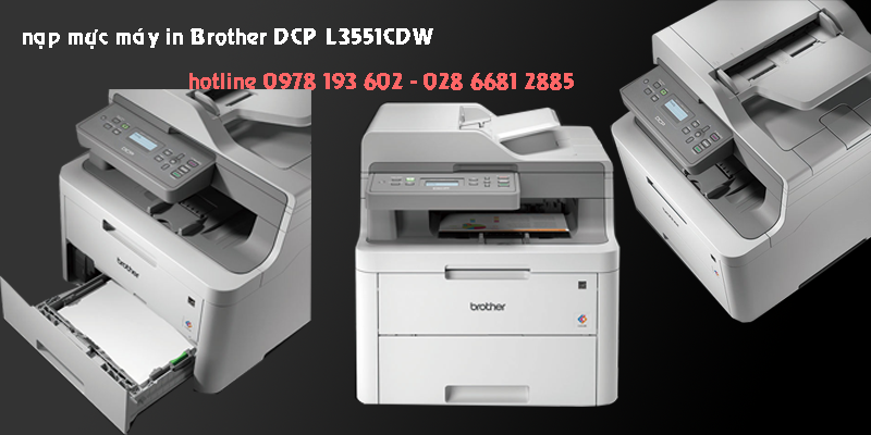 nạp mực máy in Brother DCP L3551CDW