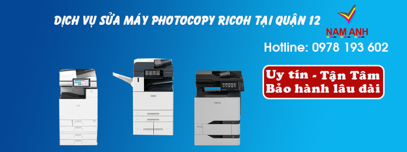 công ty sửa máy photocopy ricoh tại quận 12